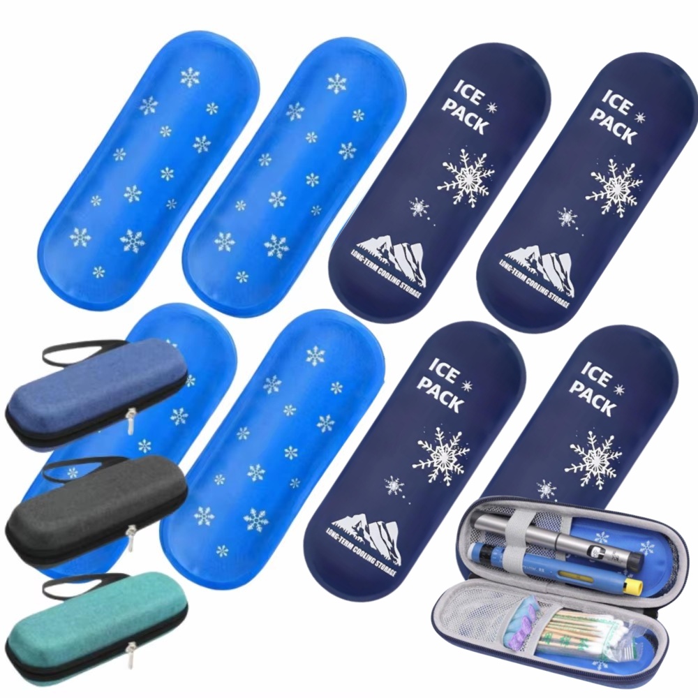 Wine Beer Cooler - 1/6pcs Insulin Gel Ice Bag Reusable