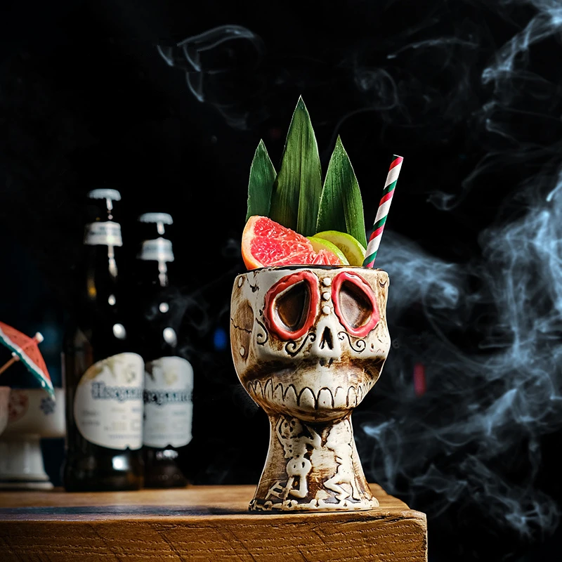 Halloween Skull Ceramic Mug -  - Wine Beer Mixed Drinks review and price
