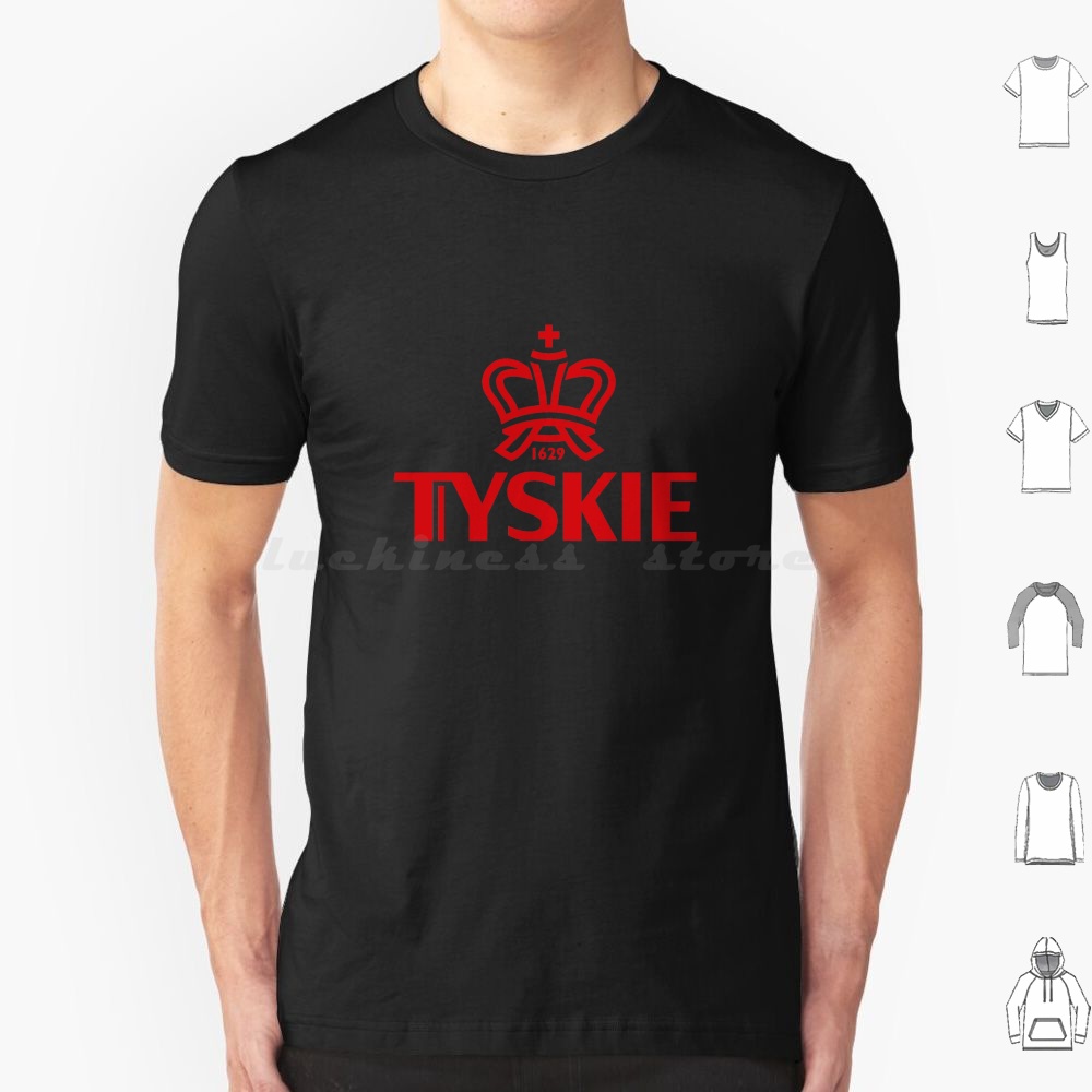 Tyskie T Shirt Big Size 100% C - Beer Wine Gin review and price