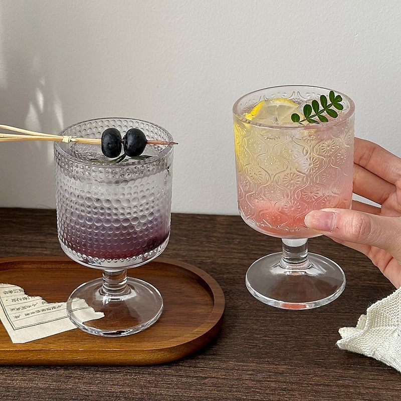 4pcs Set Vintage Embossed Mixe - Wine Beer Mixed Drinks review and price