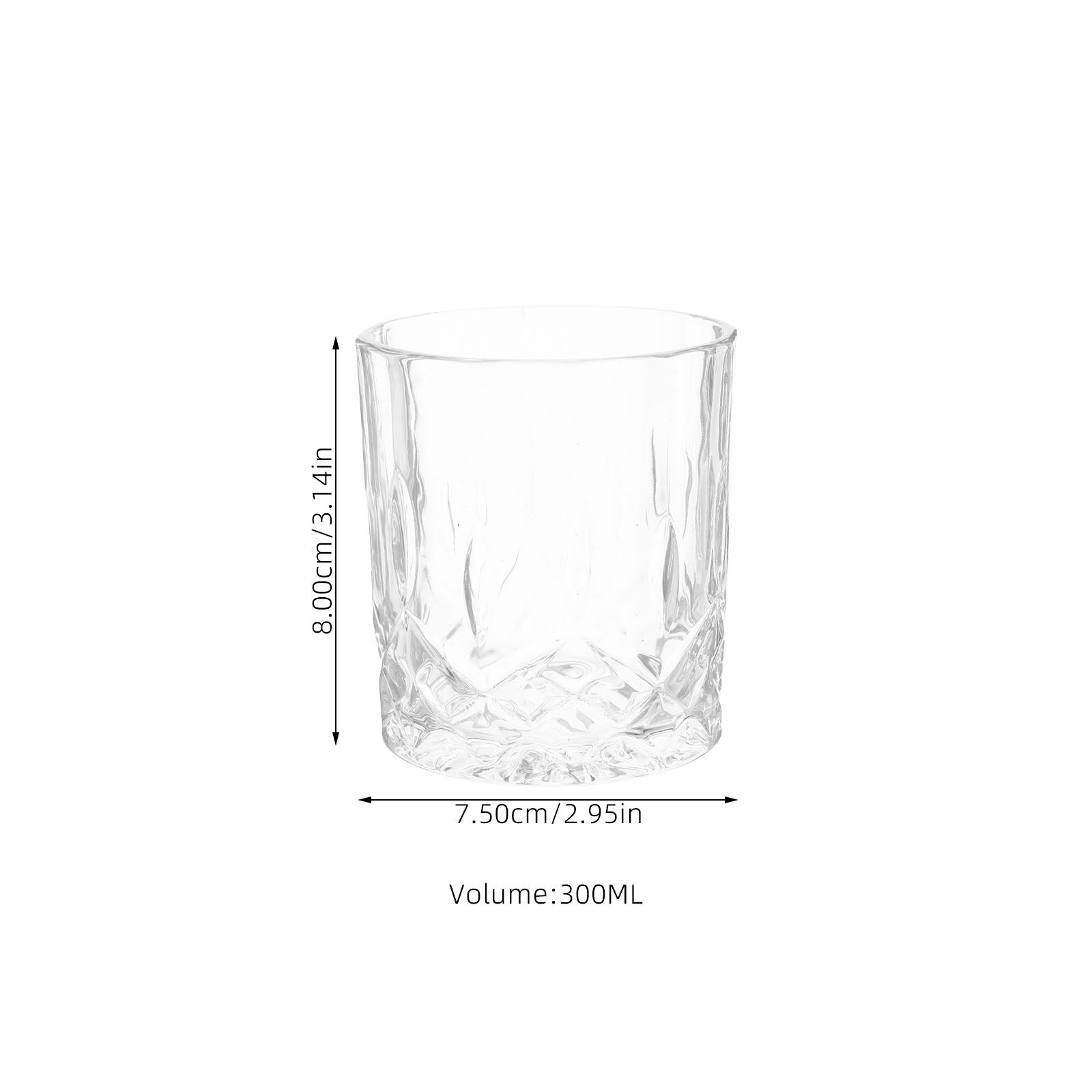 6Pcs Whiskey Glass Set Unique  - Wine Beer Whiskey review and price