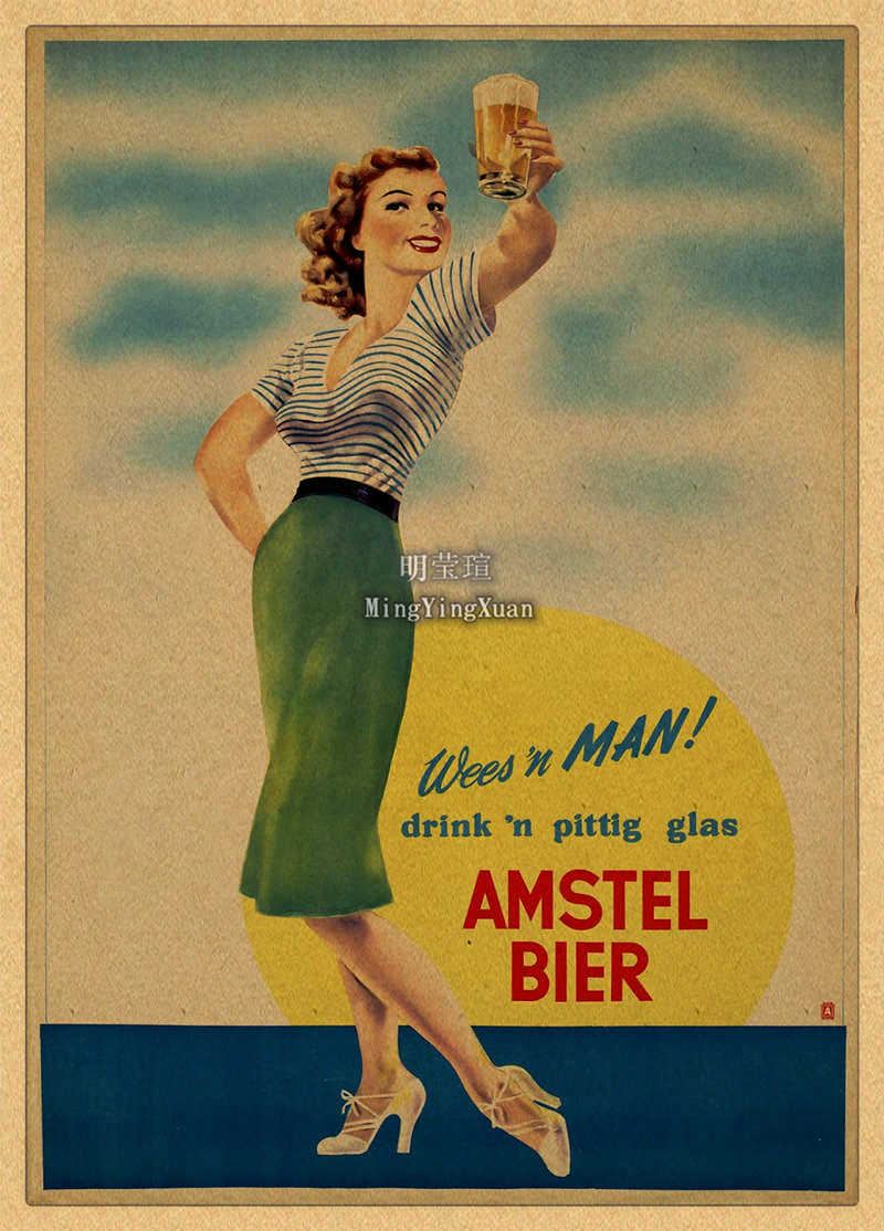 Vintage Beer Wine Drink Chart  - Wine Beer Mixed Drinks review and price