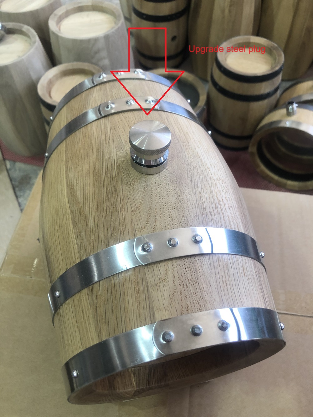 3L Double-sided Glass Wood Oak - Wine Draft Beer review and price