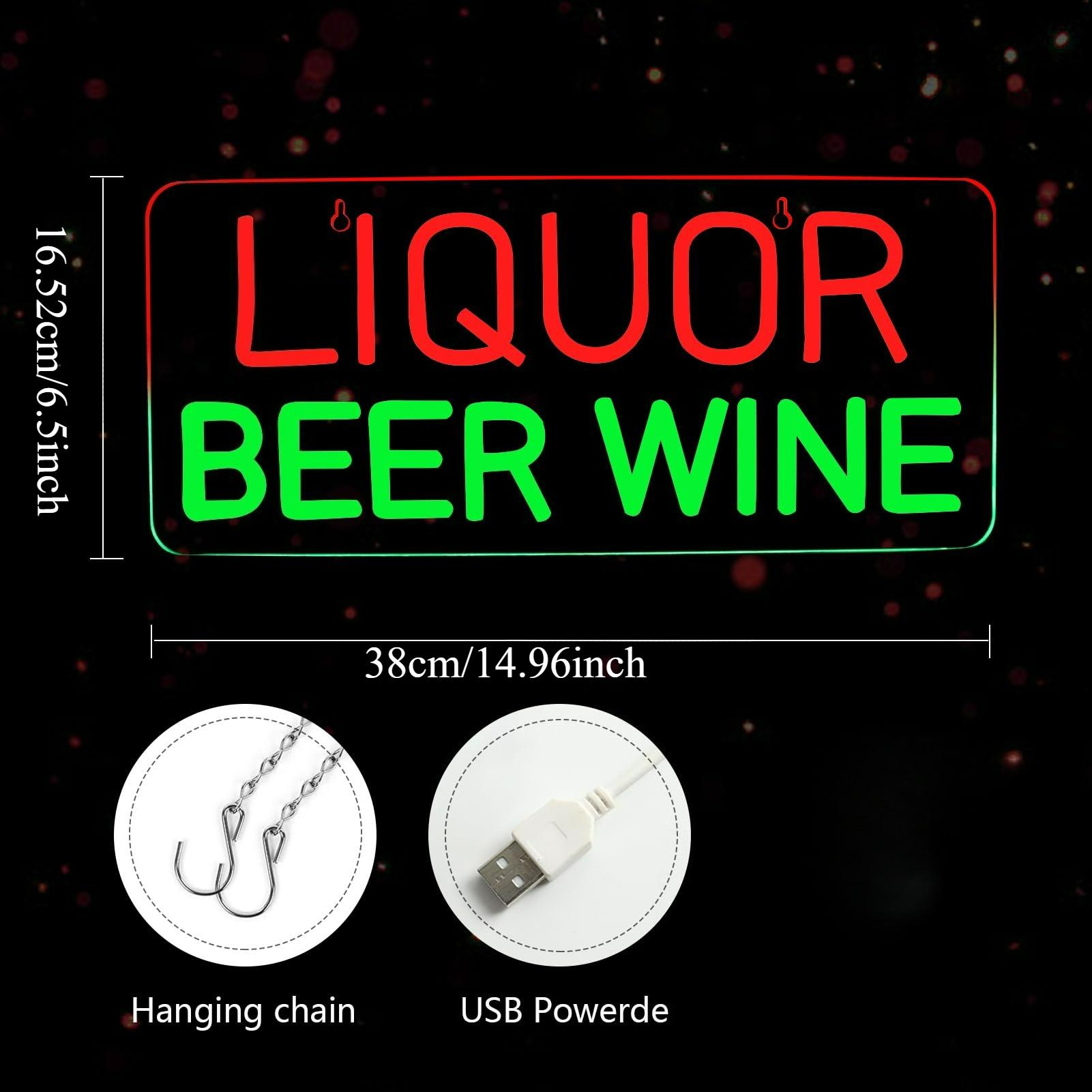 Liquor Beer Wine Neon Signs fo - Wine Beer Store review and price