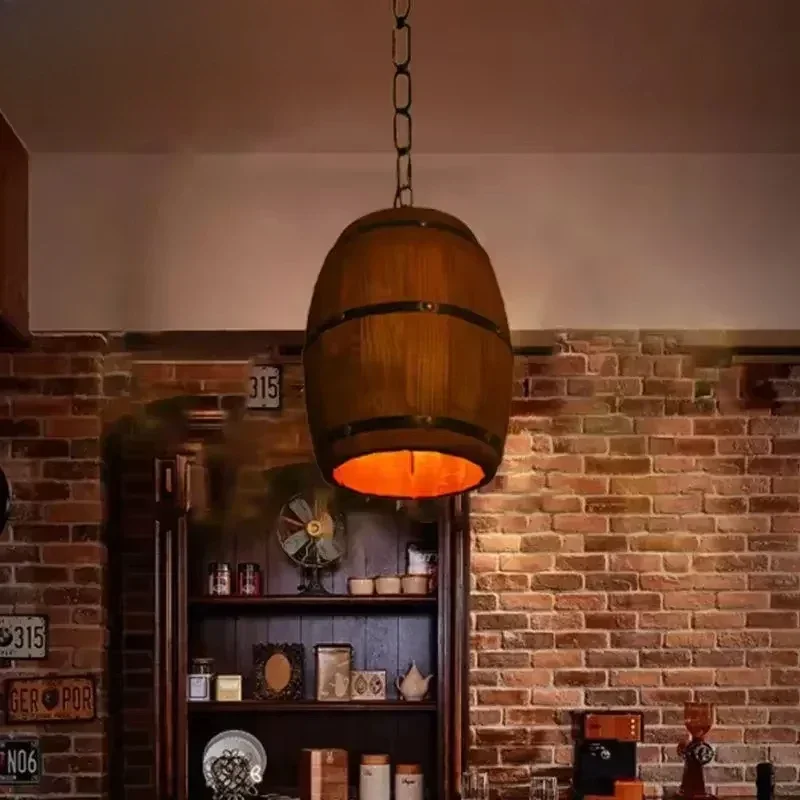 Rustic Lamp Vintage Chandelier - Wine & Beer Shop Photos review and price