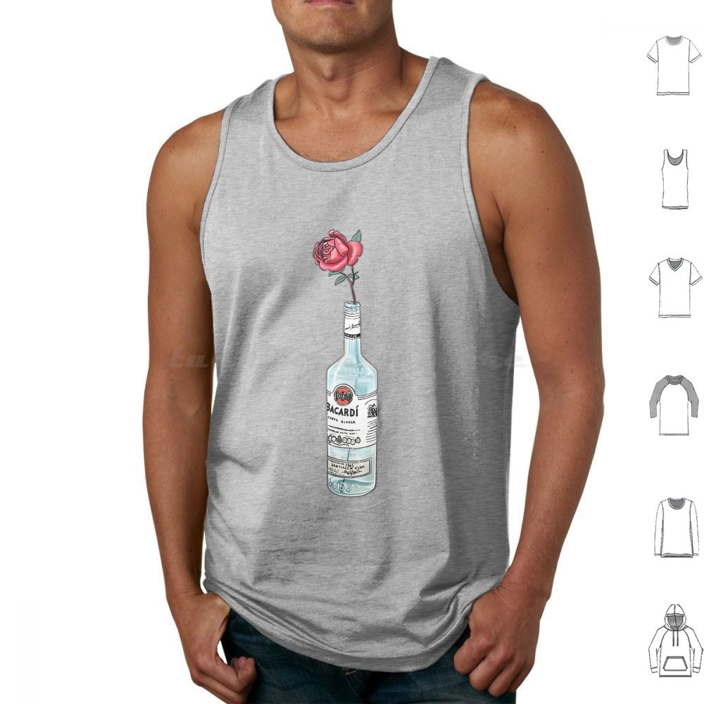 Rum Bacardi Flower Artwork Tan - Beer Wine Gin review and price
