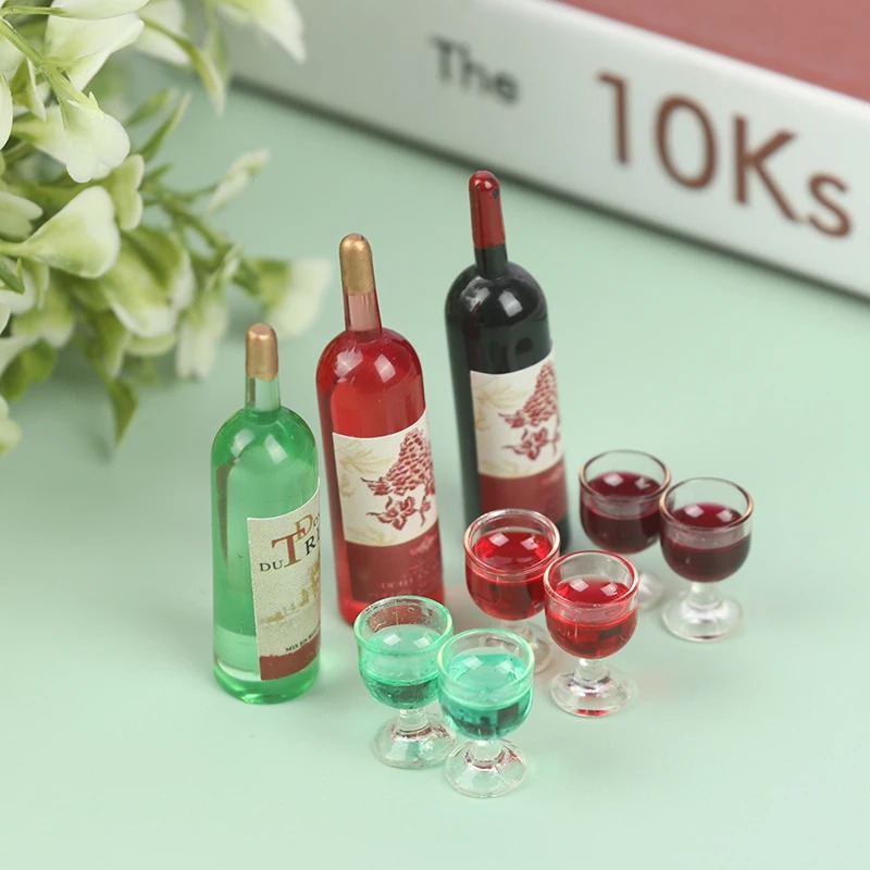 1 Set 1/12 Miniature Wine Bott - Taste Wine Beer Kitchen review and price