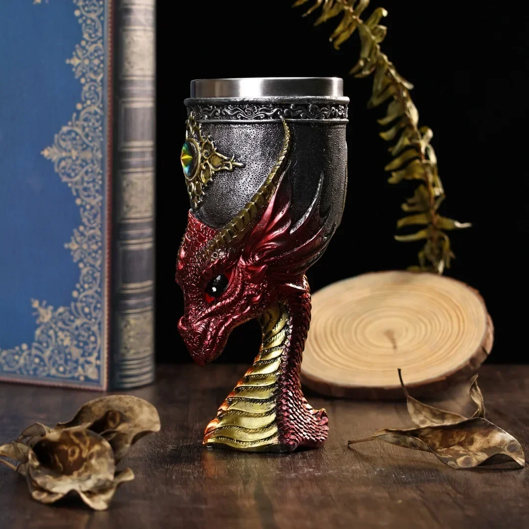 200ML Dragon Head Goblet Stain - Wine Beer Whiskey review and price