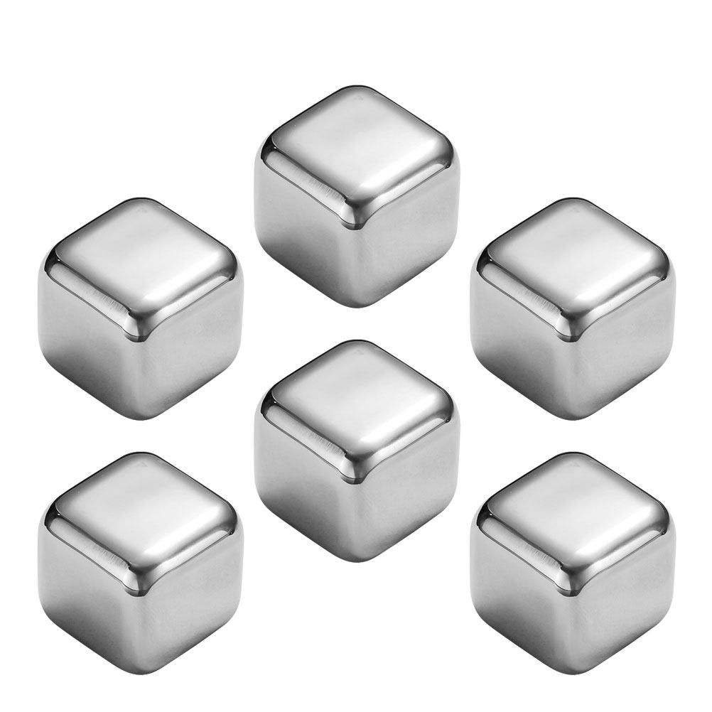 6Pcs Stainless Steel Wine Rock - Wine Beer Cooler review and price